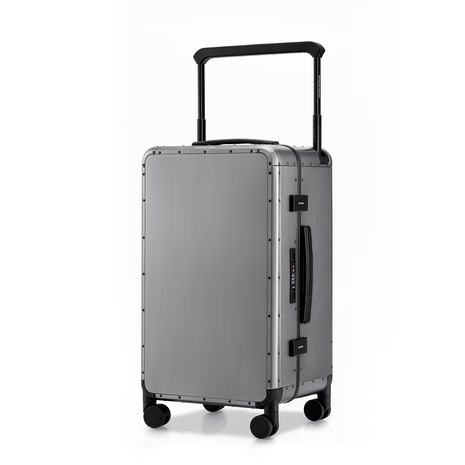 Voyager Zipperless Aluminum Frame Carry-On Grey thumbnail 13